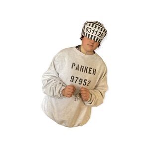 Prison Sweatshirt Costume 4x